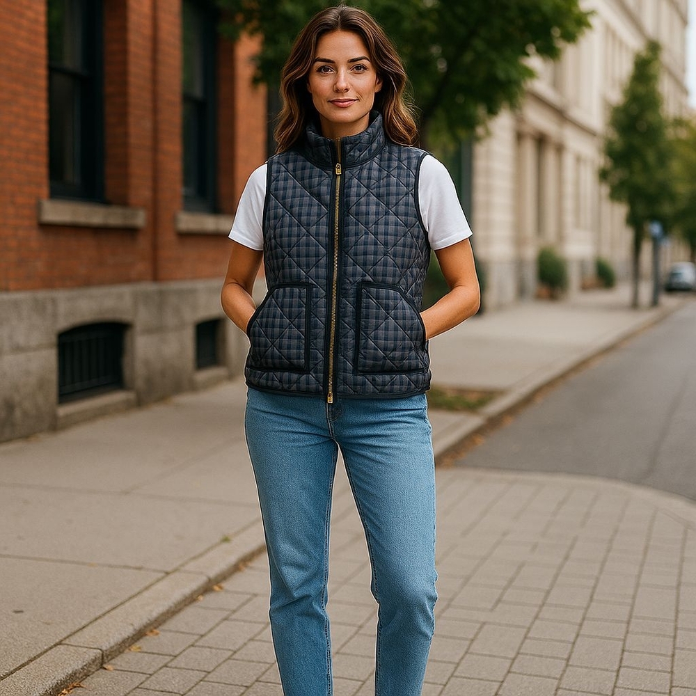 J. CREW Down Puffer Vest Small
